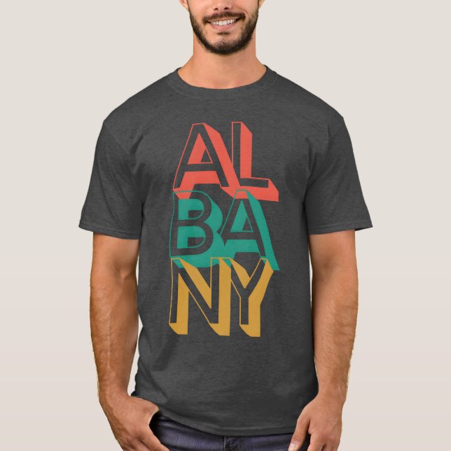 Albanyypography Freund T-Shirt (Vorderseite)