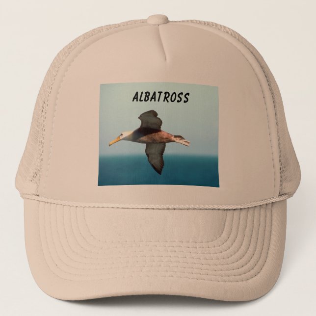 Albatros-Fliegen Truckerkappe (Vorderseite)