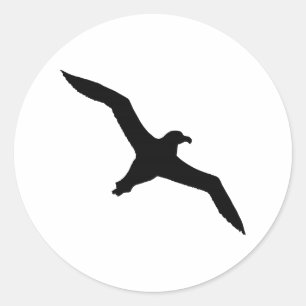 Albatros Runder Aufkleber