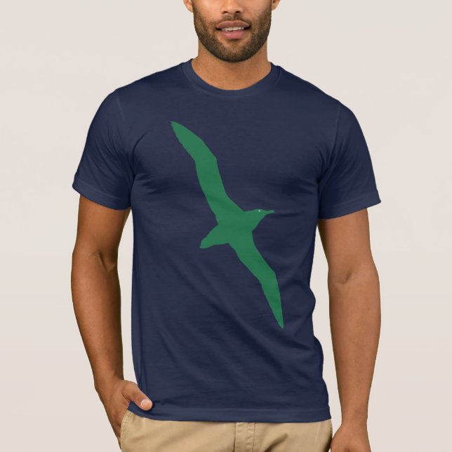 Albatros-Vogel-T - Shirt-Grün T-Shirt (Vorderseite)