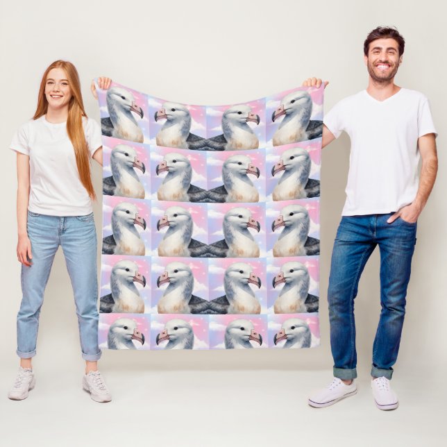 Albatross Dreamy Pattern Fleecedecke (Beispiel)