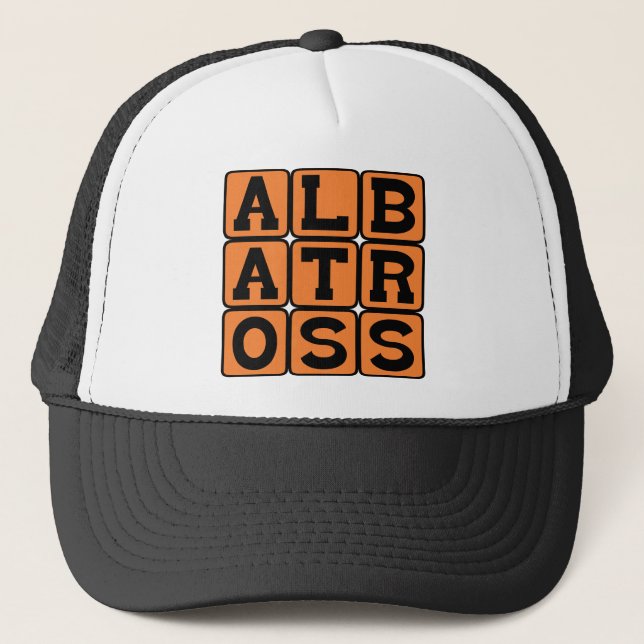 Albatross, großer Seevögel Truckerkappe (Vorderseite)