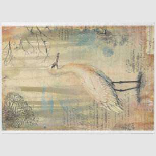 Albatross Vogel Fairy Tale Forest Seidenpapier