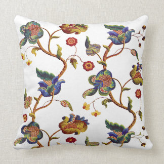 Albemarle traditionelles Jacobean Stickerei-Kissen Kissen