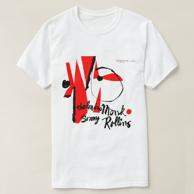 Alberabdeckung der Monk und Sonny Rollins T-Shirt (Design vorne)