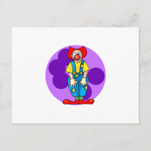 Albern Clown Postkarte