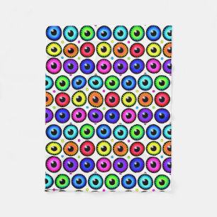 Albern Eyes Fleece Blanket