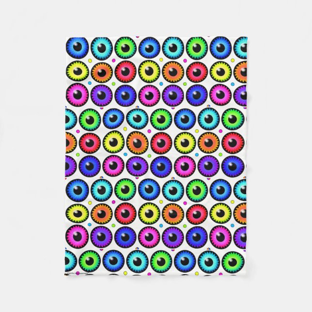 Albern Eyes Fleece Blanket (Vorderseite)