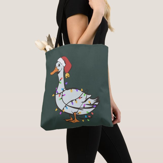 Albern Gänse Leichte Weihnachten Weihnachtsdusche  Tasche (Von Nahem)