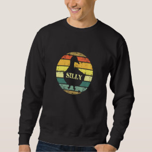 Albern Gänse Niedlicher Vogel Lover Sweatshirt