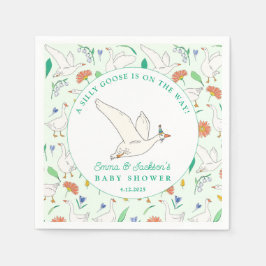 Albern Gänse Party Kinderdusche Serviette