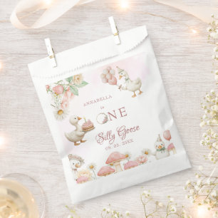 Albern Gänseblütengarten Pilz 1. Geburtstag Geschenktütchen