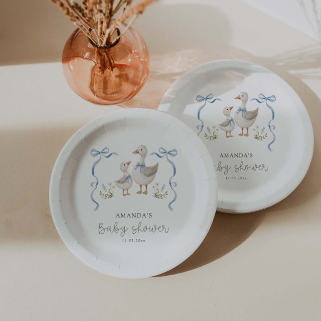 Albern Gänsedusche Pappteller (Von Creator hochgeladen)