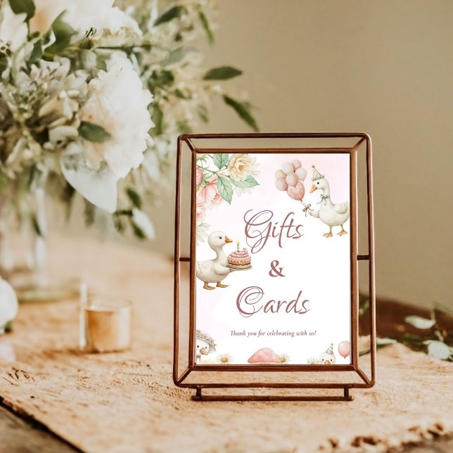 Albern Gänsegarten Pilzgeschenk und Kartenzeichen Poster (Von Creator hochgeladen)