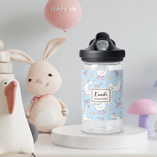 Albern Gänsehrosa Bogen Coquette Benutzerdefiniert Trinkflasche