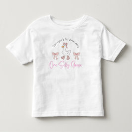 Albern Gänserosa Geburtstag Kleinkind T-shirt