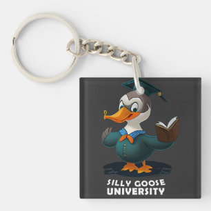 Albern Gänseuniversität Funny Schlüsselanhänger