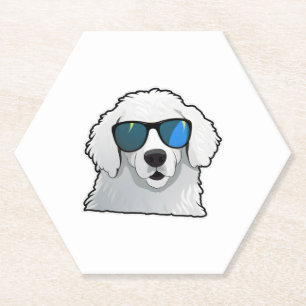 Albern Glasses Kuvasz Classic T - Shirt Untersetzer