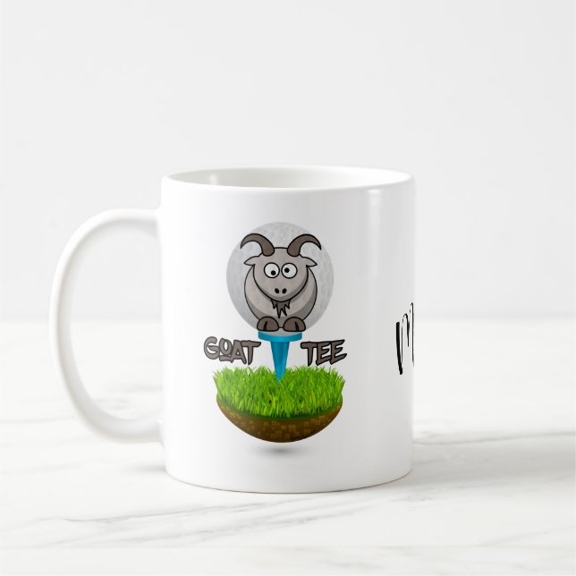 Albern Goat Golf T-Shirt Kaffeetasse (Links)
