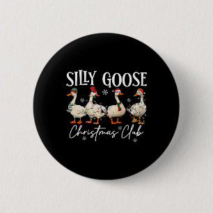 Albern Gotische Weihnachtsklub Funny Christmas Lig Button
