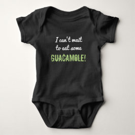 Albern "ich kann nicht warten, um etwas GUACAMOLEN Baby Strampler