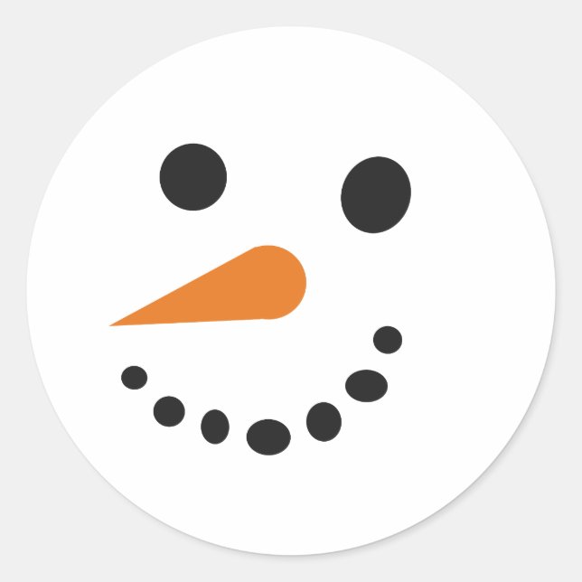 Albern Snowman Sticker (Vorderseite)