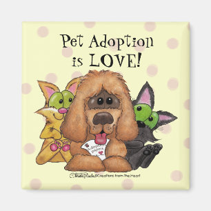 Albern und Tig mit Sassie-Pet-Adoption ist LIEBE Magnet