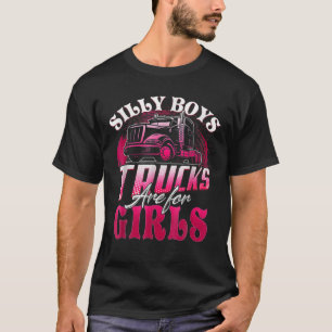 Alberne Boys LKWs sind für LKWs für Mädchen T-Shirt