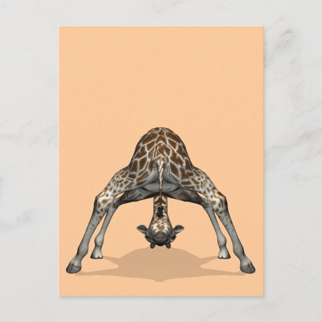 Alberne Childisch-Flexible Giraffe Postkarte (Vorderseite)