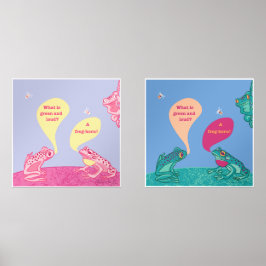 Alberne Froschkunst Bilderwand Sets