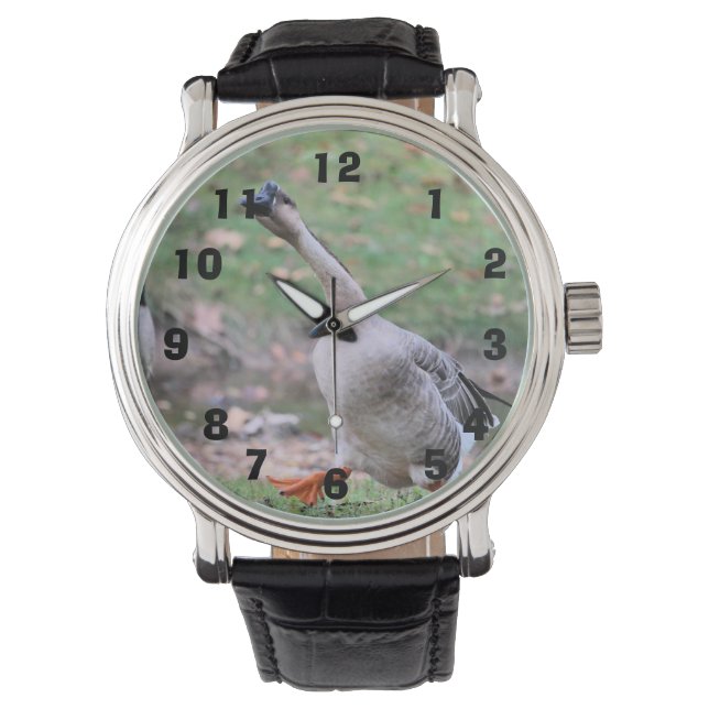 Alberne Gans Armbanduhr (Vorderseite)