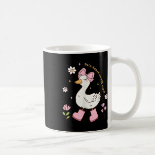 Alberne Gans auf der Lose Coquette Bow Pink Girl K Kaffeetasse