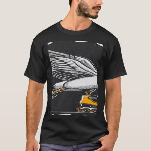 Alberne Gans auf der Lose, lustige Tiermäuse, Crin T-Shirt