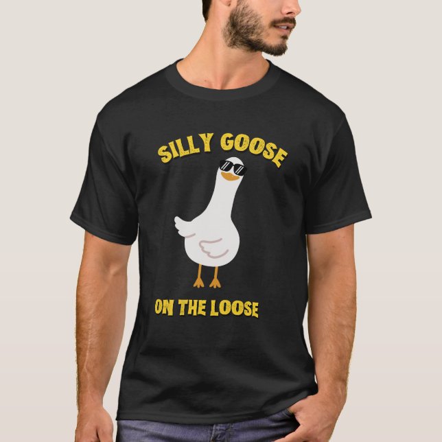 Alberne Gans auf der Lose T-Shirt (Vorderseite)