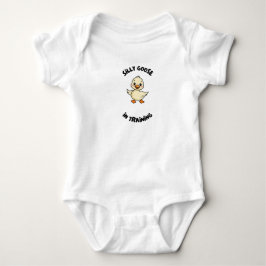Alberne Gans in Training Neuer Baby Bodysuit Baby Strampler
