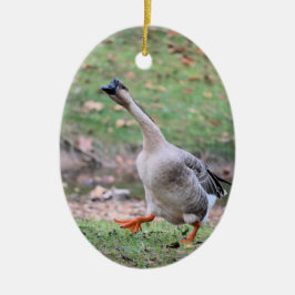 Alberne Gans Keramik Ornament