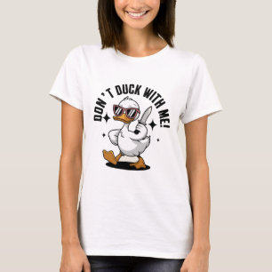 Alberne Gans Lustige Ente: Komische Wasservogel-Ko T-Shirt