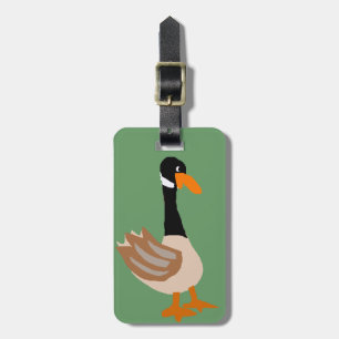 Alberne Gans-Primitiv-Kunst Gepäckanhänger