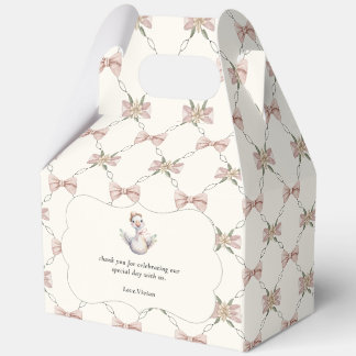 Alberne Gans Vornehme Schleife Baby Shower Geschenkschachtel