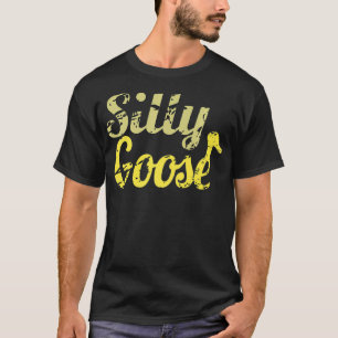 Alberne Gänse auf dem Loose Funny Niedlich Bird L T-Shirt