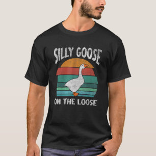 Alberne Gänse auf dem unberührten Tierpuppen T-Shirt