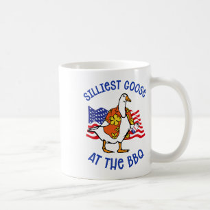 Alberne Gänse bei der Grillen Tiergans 4. J Kaffeetasse