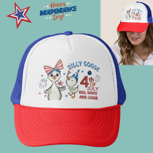 Alberne Gänse Mama & Baby Red, White & Blue Truckerkappe