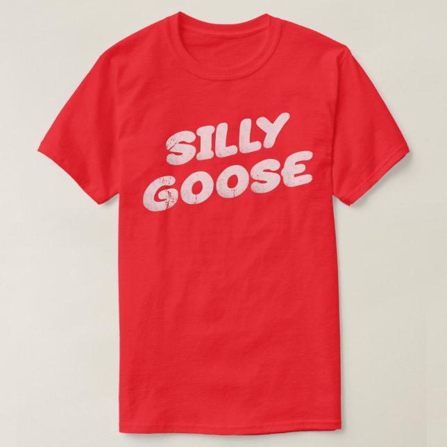 Alberne Gänse Vintager Look T-Shirt (Design vorne)