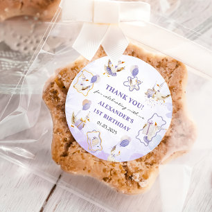 Alberne GänseGeburtstagspartei Runder Aufkleber