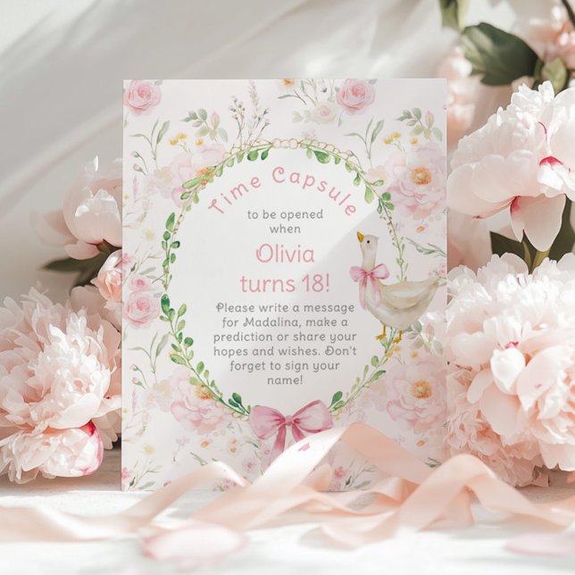 Alberne Gänsezeit Kapsel 1. Geburtstag Poster (Von Creator hochgeladen)