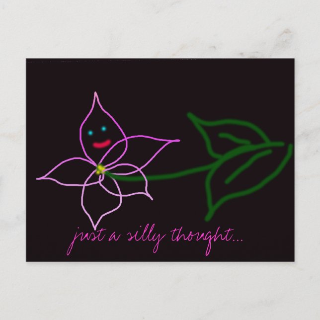 Alberne Gedanken Postkarte (Vorderseite)