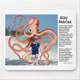 Alberne Geschichten: menschlich fressende Octopus- Mousepad