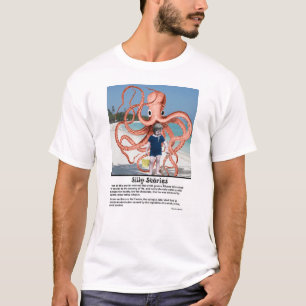 Alberne Geschichten: menschlich fressender Octopus T-Shirt