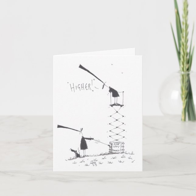 Alberne Glückwunschkarte Karte (Vorderseite)